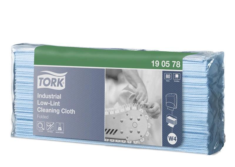 Antistatická utěrka z netkané textílie Tork Low-Lint skládaná - 1bal